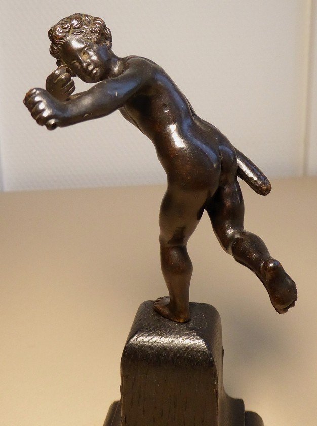 Cupidon En Bronze d'Après Un Modèle De Barthélemy Prieur-photo-1