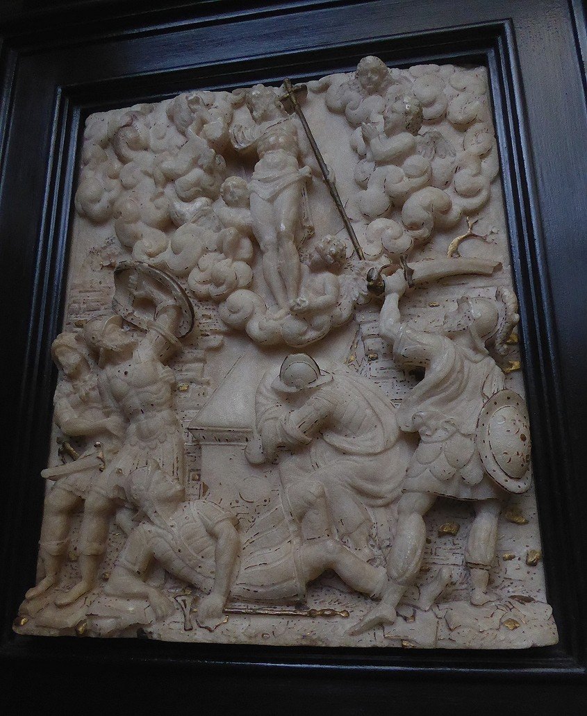 The Resurrection - Large Alabaster From Mechelen / Malines, 16th Century-photo-7