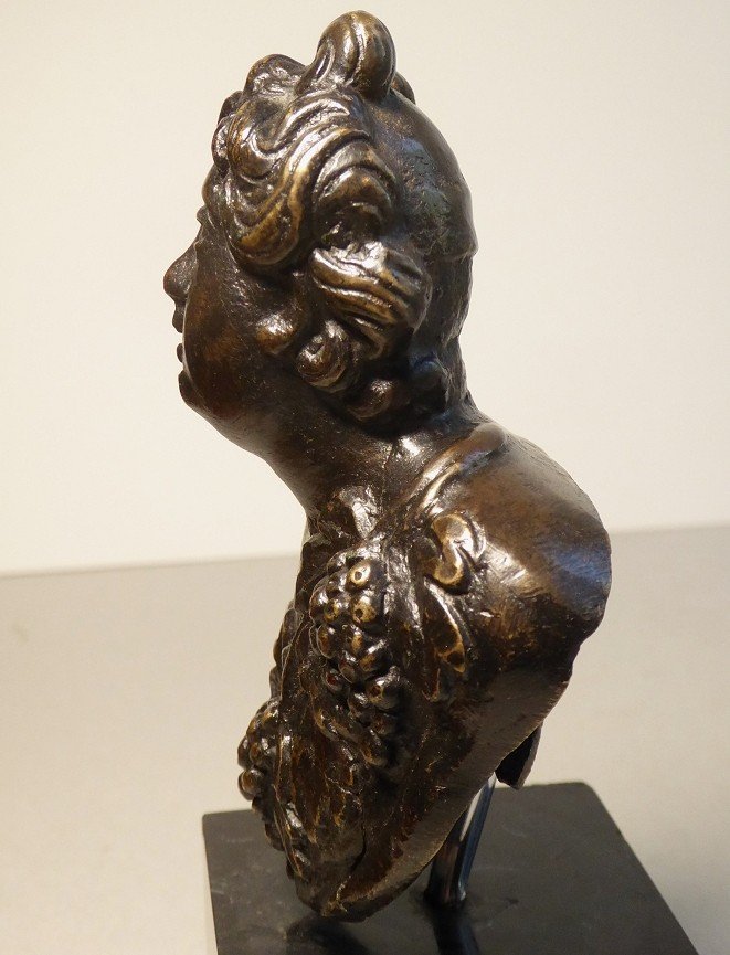 Bust In Bronze Italy Venice 16th 17th Century-photo-3