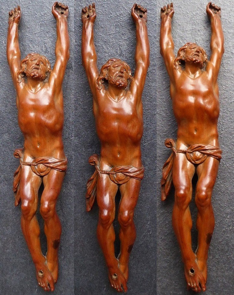 Jansenist Christ In Boxwood From The Flemish 17th Century-photo-1