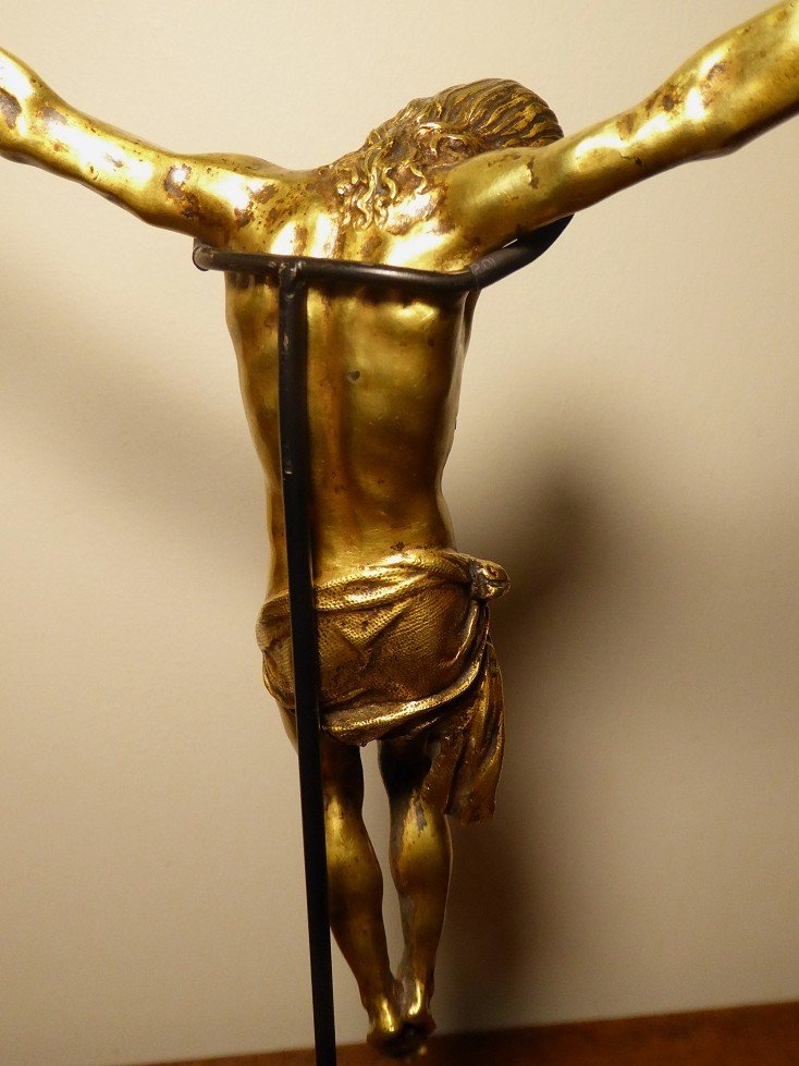 Christ En Bronze Doré - Italie Vers 1600-photo-2