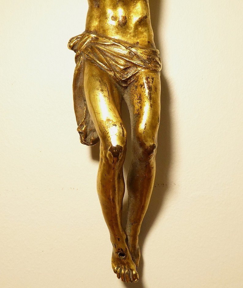 Christ En Bronze Doré - Italie Vers 1600-photo-7