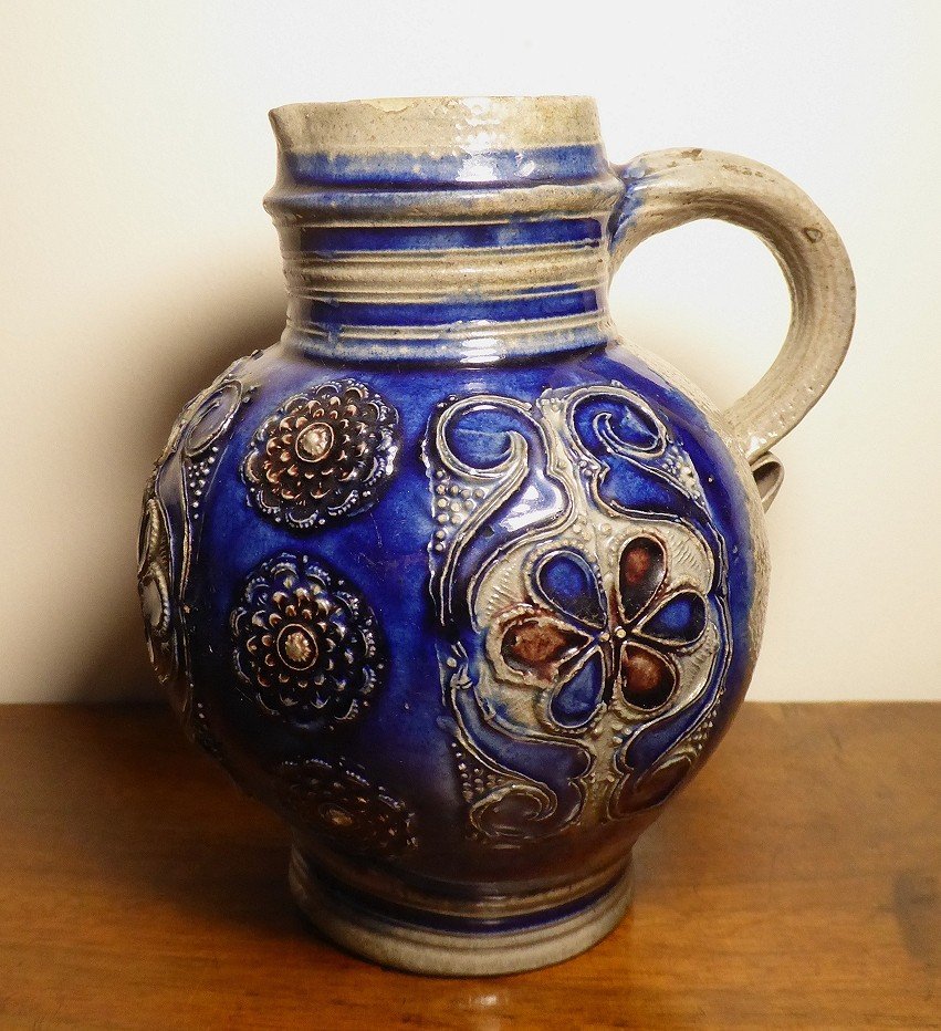 17th Century Jug In Stoneware From Westerwald-photo-3