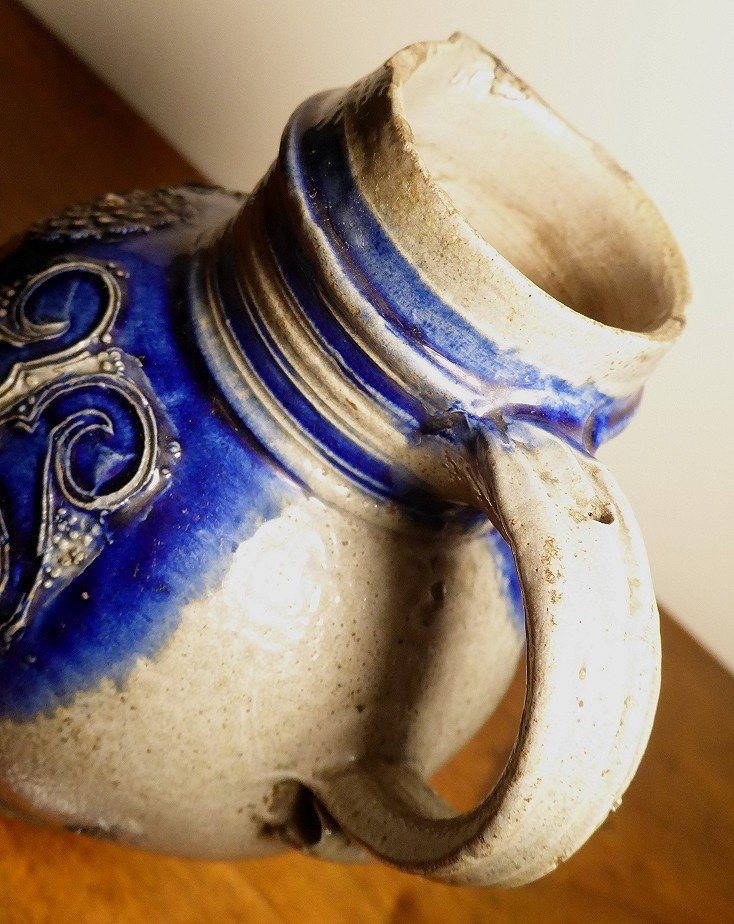 17th Century Jug In Stoneware From Westerwald-photo-1