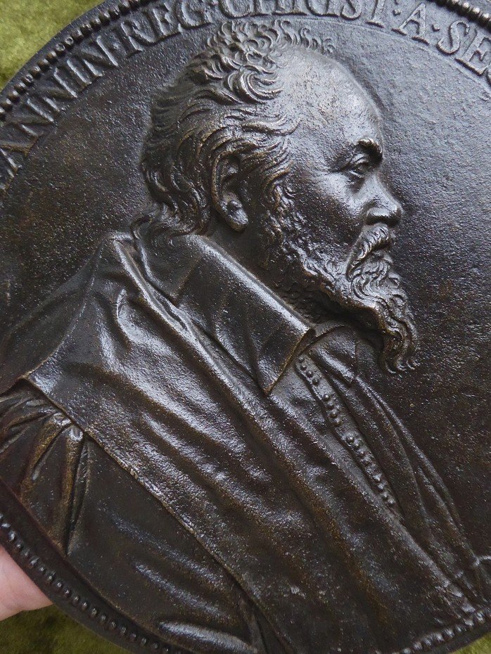 Large Bronze Medal - Pierre Jeannin By Guillaume Dupré 1618-photo-1