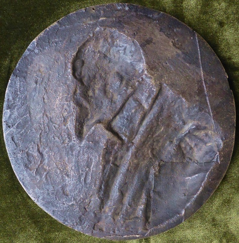 Large Bronze Medal - Pierre Jeannin By Guillaume Dupré 1618-photo-3