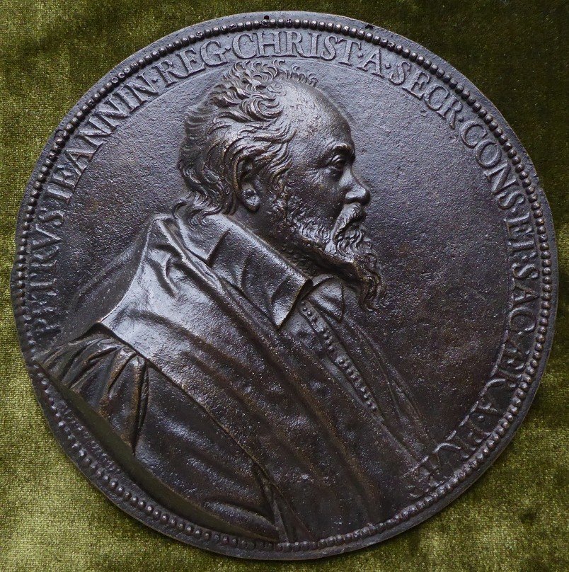 Large Bronze Medal - Pierre Jeannin By Guillaume Dupré 1618