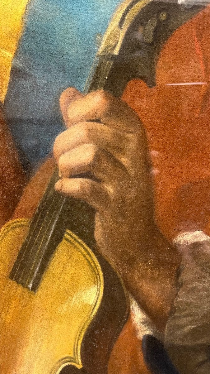 Proantic: Le Jeune Violoncelliste - Pastel 19ème