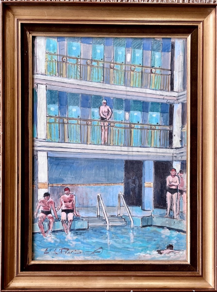The Molitor Swimming Pool - Caillotin Christiane