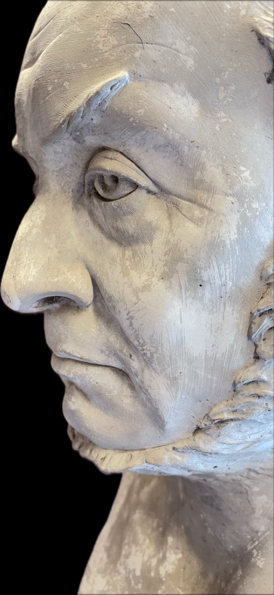 Bust Of A Man - Workshop Plaster -photo-5