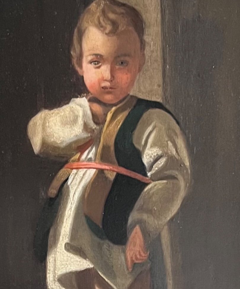 Enfant  Peinture XIXe - D’après Bartolomeo Schedoni (1578-1615)-photo-4