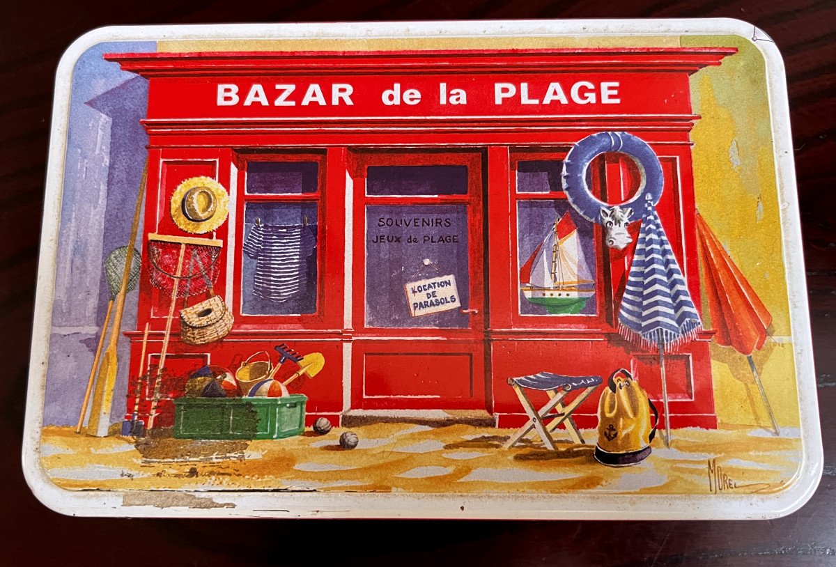 Boite Tole Peinte  - Bazar De La Plage - Objet de Test-photo-2