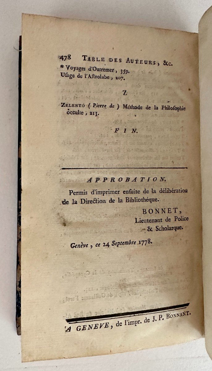 Senebier 1779 Catalogue Raisonné Des Manuscrits Conservés Dans La Bibliothèque De Genève -photo-4
