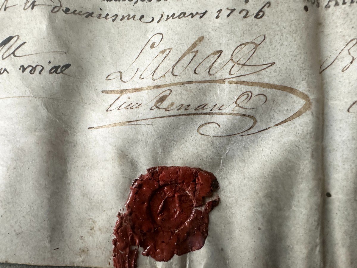 Lettres Autorisant La Pratique De Barbier-chirurgien à P. Buchet  En 1726 à Garlin En Béarn Pau-photo-4