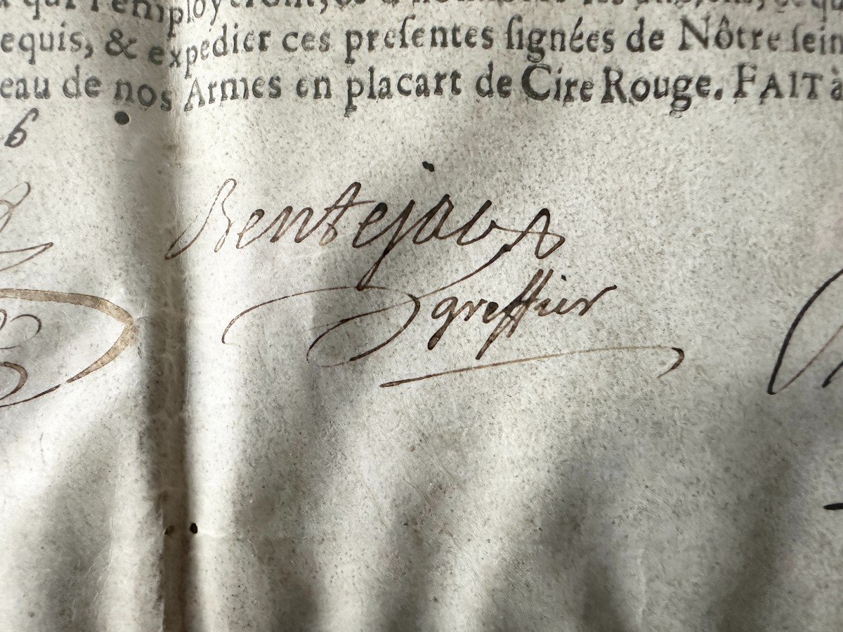 Lettres Autorisant La Pratique De Barbier-chirurgien à P. Buchet  En 1726 à Garlin En Béarn Pau-photo-4