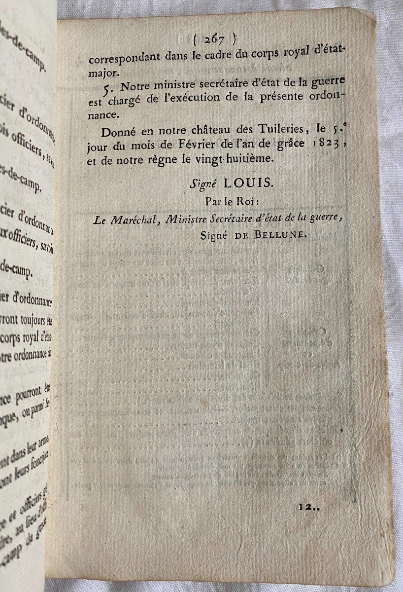 Instruction Provisoire Pour Le Service Des Troupes En Campagne Imprimerie Royale 1823 Planches-photo-4