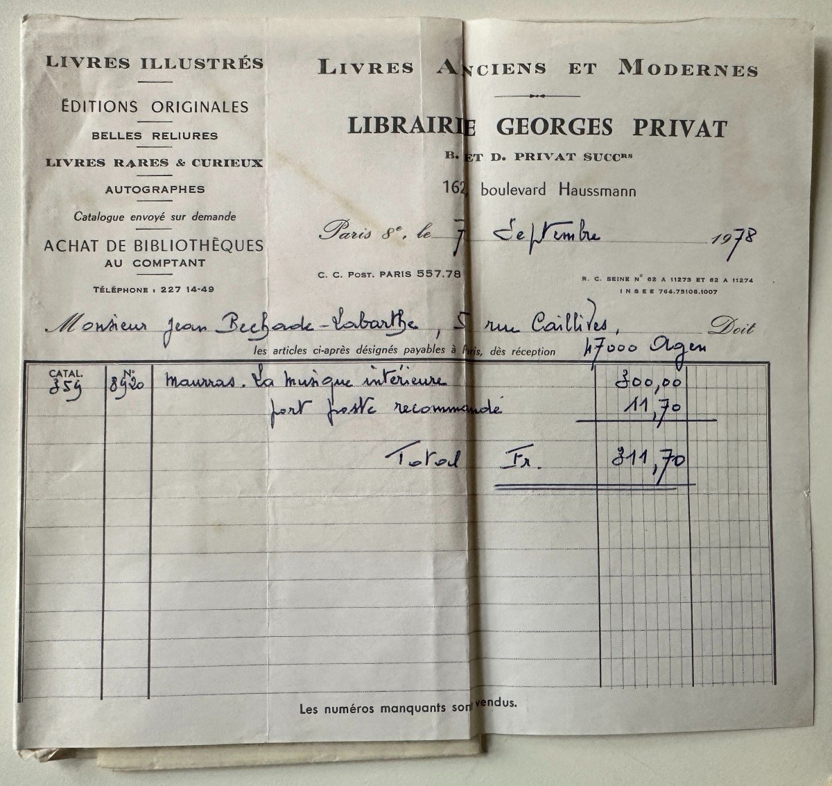 Charles Maurras La Musique Intérieure Ed Originale Avec Envoi Autographe Et 2 états Couvertures-photo-3