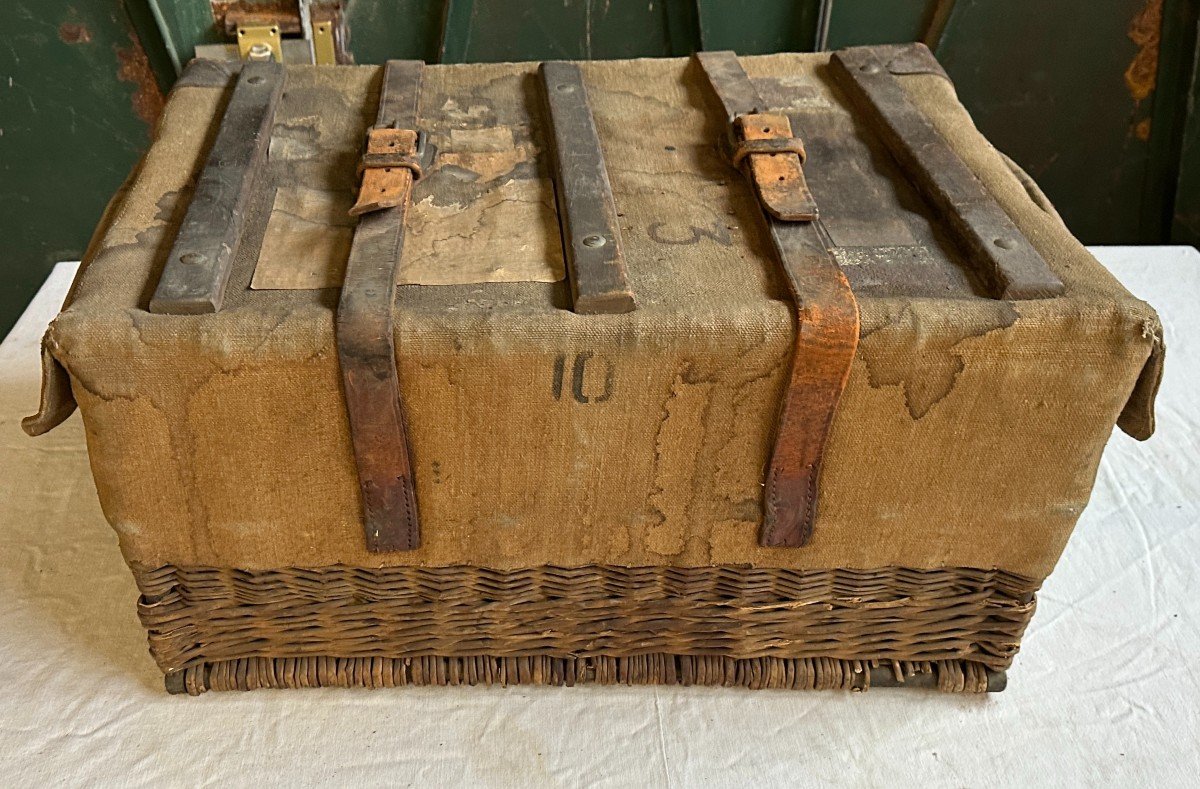 French Army Medical Trunk Ww2 By B.franck Et Fils + Stretcher Ww2 Us Army Medical Dept-photo-4