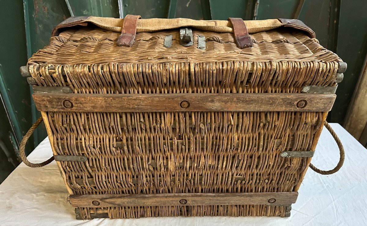 French Army Medical Trunk Ww2 By B.franck Et Fils + Stretcher Ww2 Us Army Medical Dept-photo-7