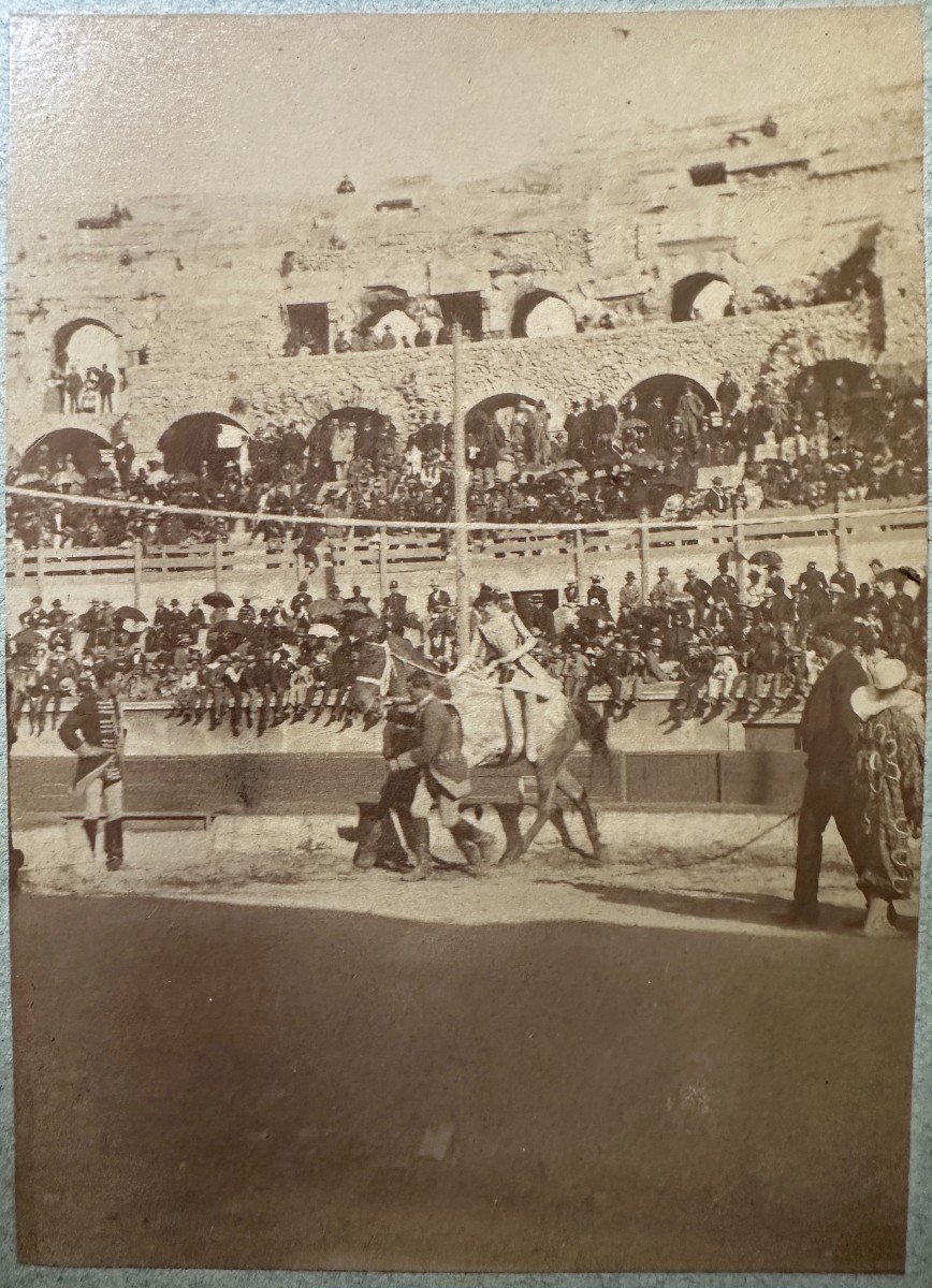 Hippolyte Peragallo 8 Photographs From The 1880s Circus Games In Nimes And The Jardin De La Fontaine-photo-4