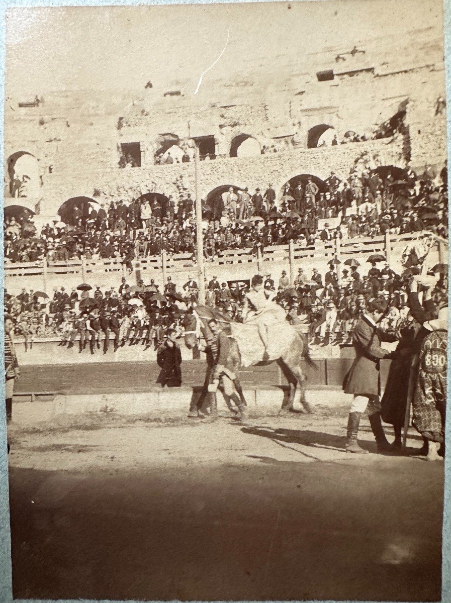 Hippolyte Peragallo 8 Photographs From The 1880s Circus Games In Nimes And The Jardin De La Fontaine-photo-2