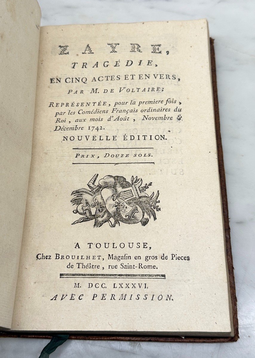 Recueil De 10 Pièces De Voltaire Entre 1773 Et 1788 Dont éditions Originales -photo-2