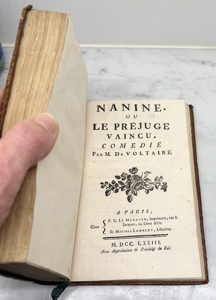 Collection Of 10 Pieces By Voltaire Between 1773 And 1788 Including Original Editions -photo-8