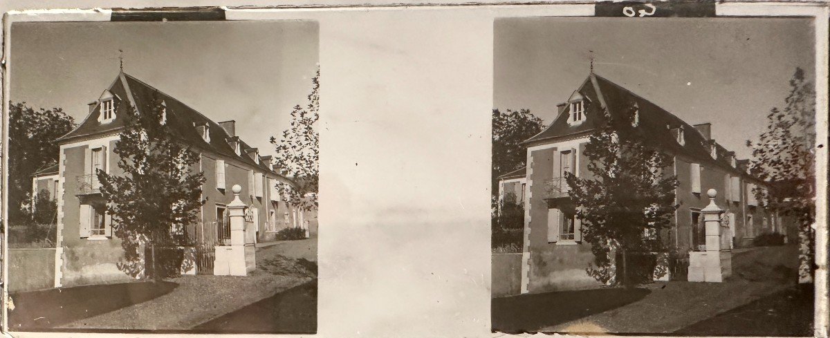 60 Plaques Photos Stéréoscopiques Positives Famille Groin Giraud Sauveterre De Béarn Circa 1900-photo-8