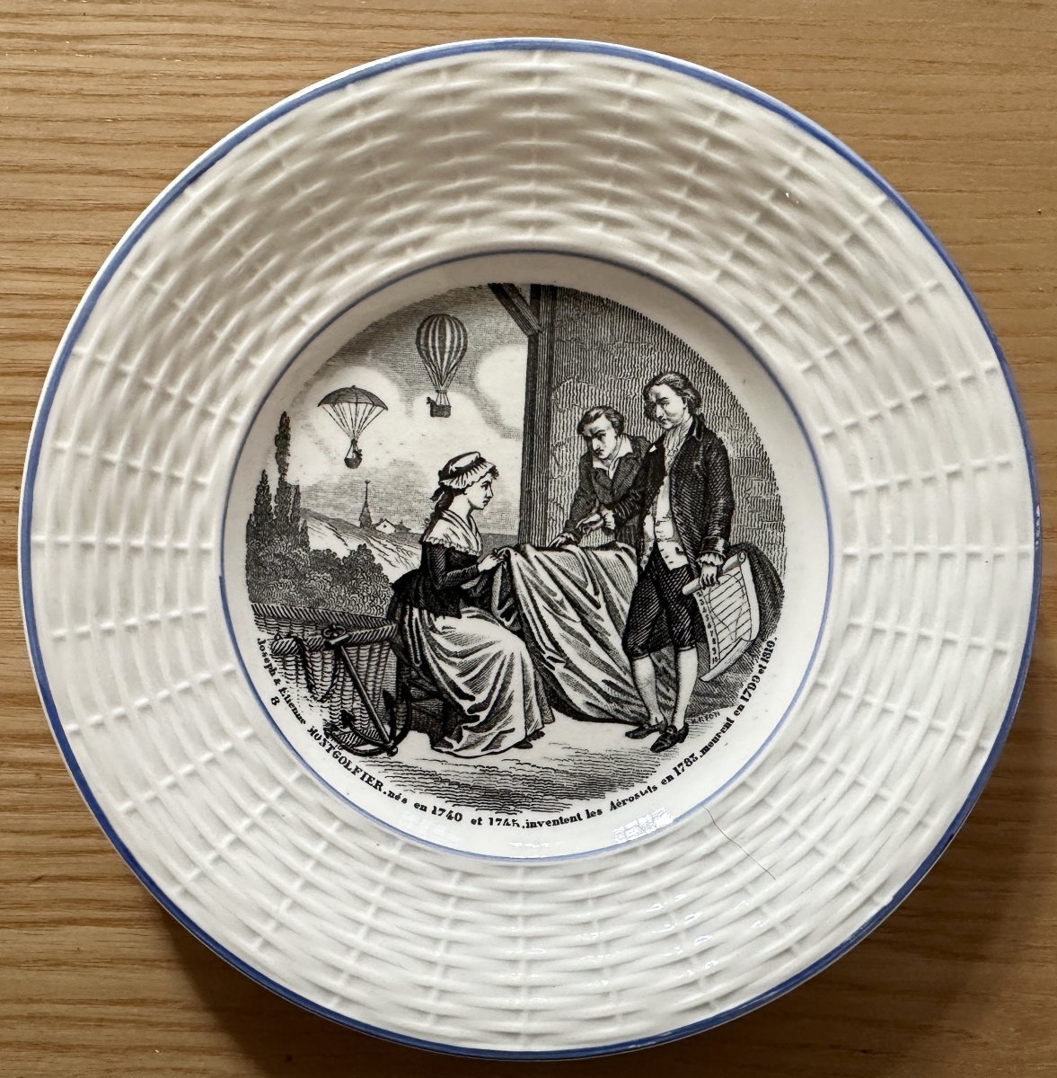 10 Assiettes XIXe Siècle De Gien , St Clément , Tournai , Rouen , Est , Choisy , Sarreguemines-photo-3