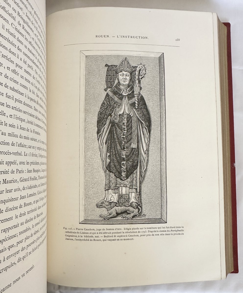 Jeanne d'Arc Par Wallon Avec Reliure Signée Engel 1877 édition Illustrée-photo-6