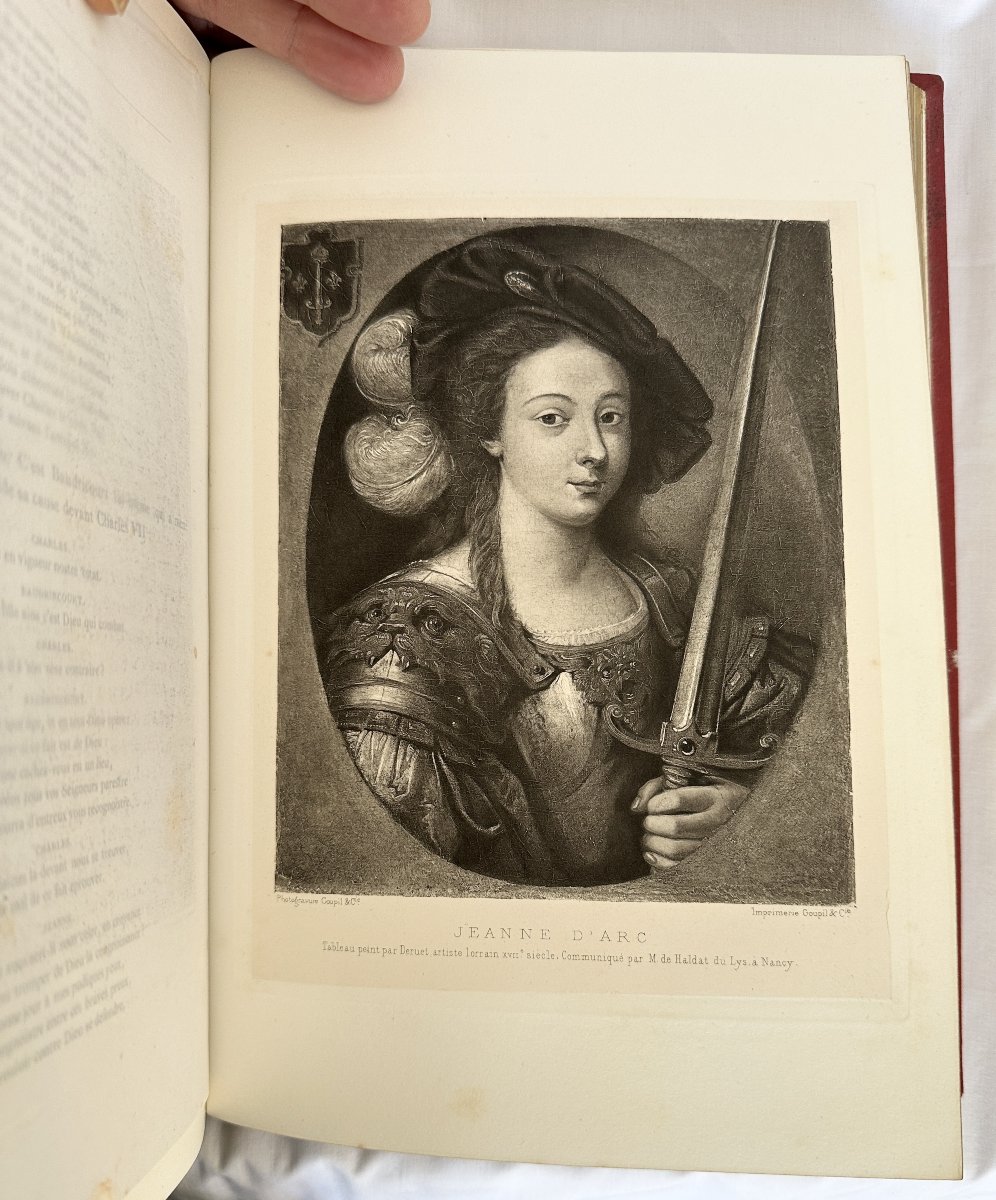 Jeanne d'Arc Par Wallon Avec Reliure Signée Engel 1877 édition Illustrée-photo-7