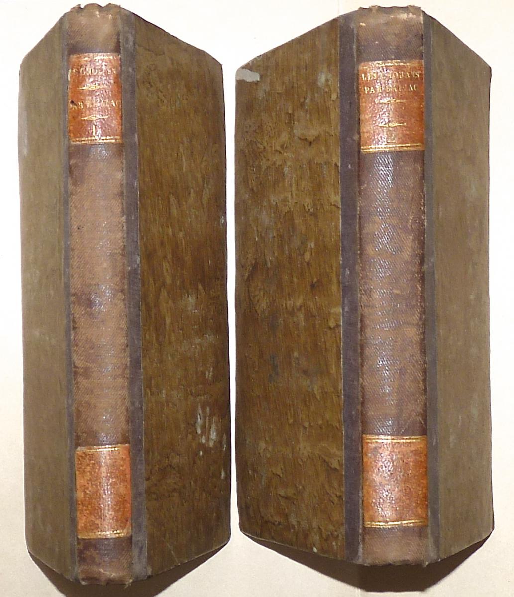 Balzac - The Chouans U Britain In 1799 - Vimont 1834 - Rare Edition In Part Original