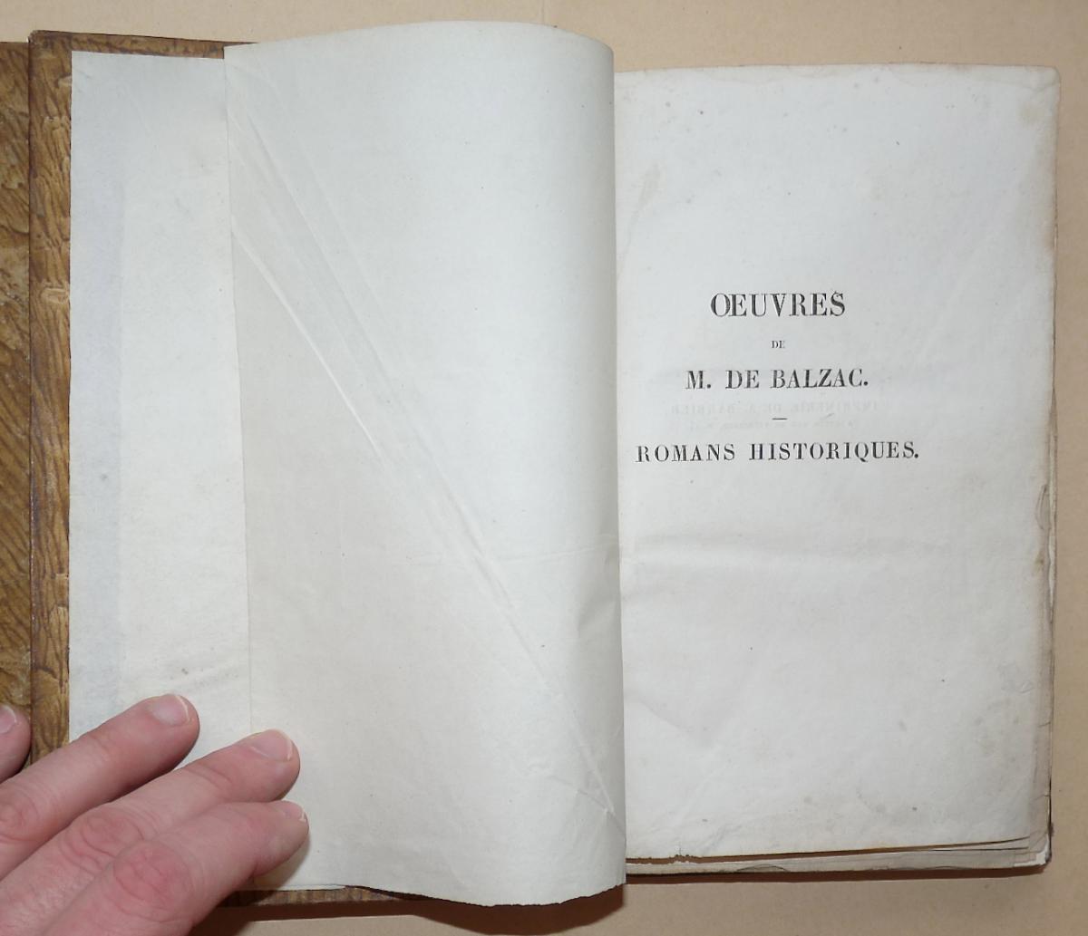 Balzac - The Chouans U Britain In 1799 - Vimont 1834 - Rare Edition In Part Original-photo-4