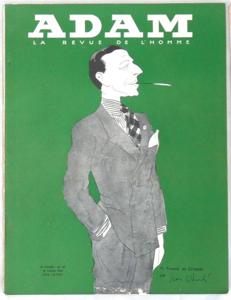 Adam The Journal Of Man - 12 Numbers - Full Year 1933 From No. 81 At No. 92 - Men's Fashion-photo-5