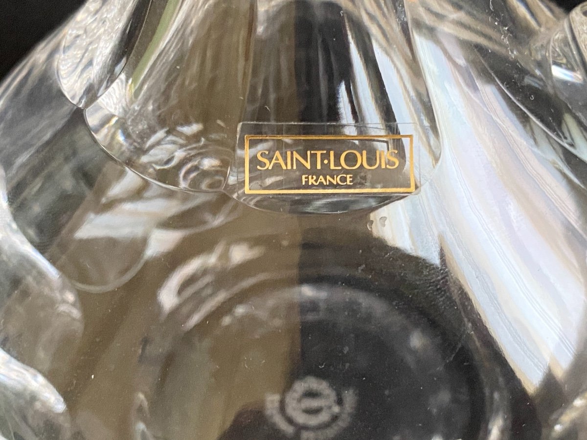 Beautiful Saint Louis Cut Crystal Decanter For The 225th Anniversary-photo-2