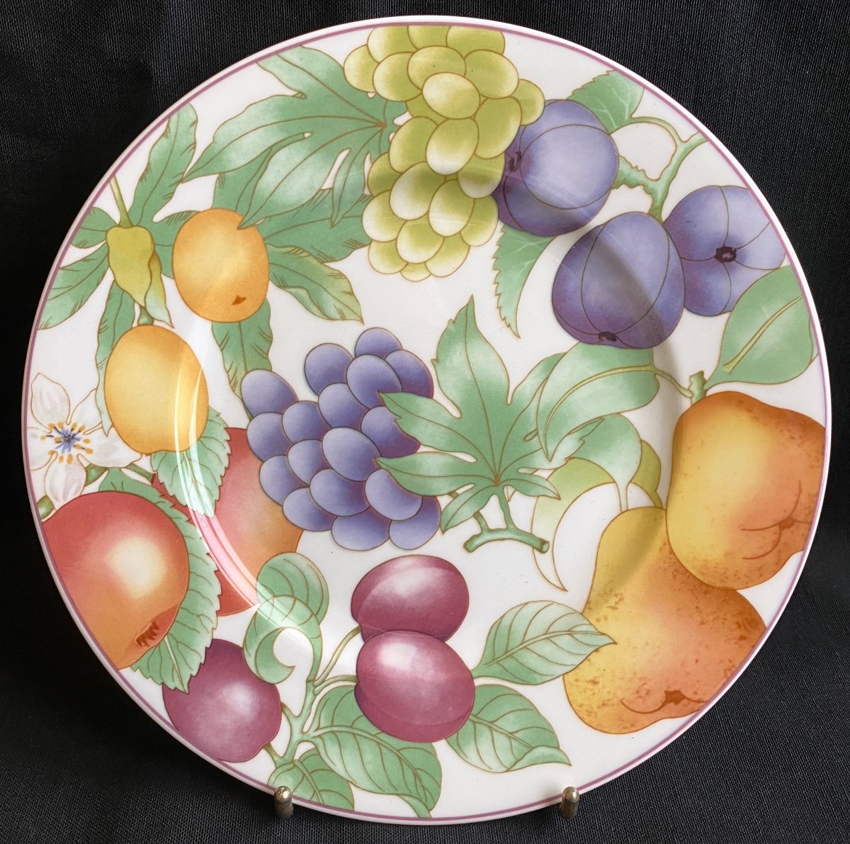 22 Assiettes Du Service Frutteto Design Gallo Par Villeroy & Boch-photo-4