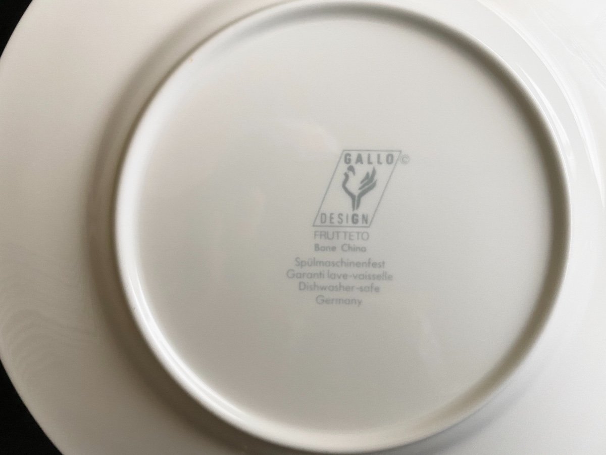 22 Assiettes Du Service Frutteto Design Gallo Par Villeroy & Boch-photo-6