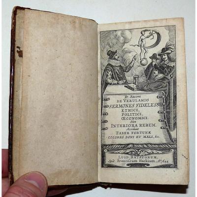 Francis Bacon - Sermones Fideles, Ethici, Politici, Oeconomici- 1644