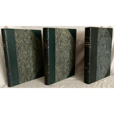 "The Illustrated London News" en 3 Volumes in-folio reliant 81 numéros de 1943 à 1945 ww2