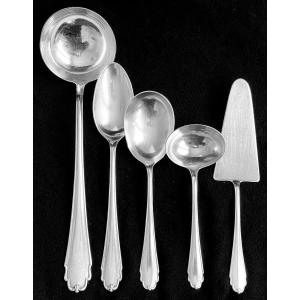 5 Pieces Of Service In Sterling Silver Goldsmith Bruckmann