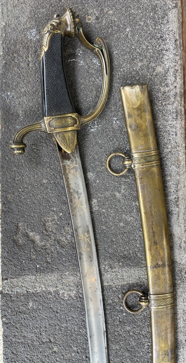 Sabre Etat-major Cavalerie Restauration-photo-3