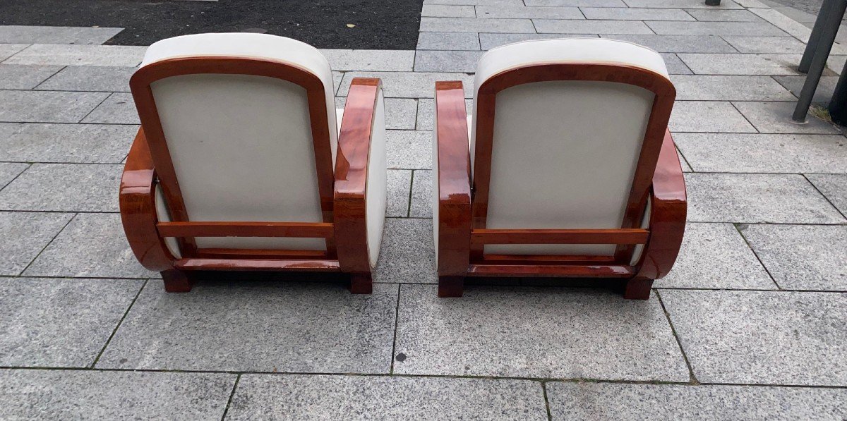 Paires De Fauteuil Art Déco - 1940s-photo-1