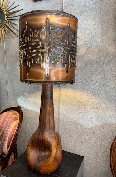 Magnifique  Lampe d'Accolay -photo-3