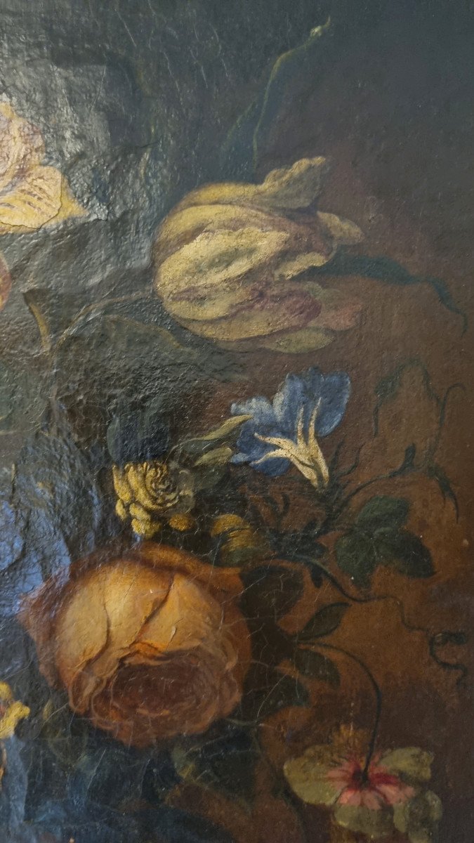 Still Life Of Flowers. 17th/18th Century-photo-2