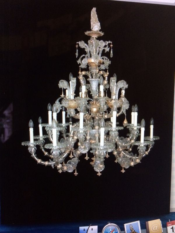 Very Large Murano Chandelier 27 Lights-photo-2