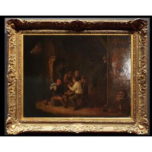 Flanders - Holland 17th Century / Tavern Scene / David Teniers Workshop