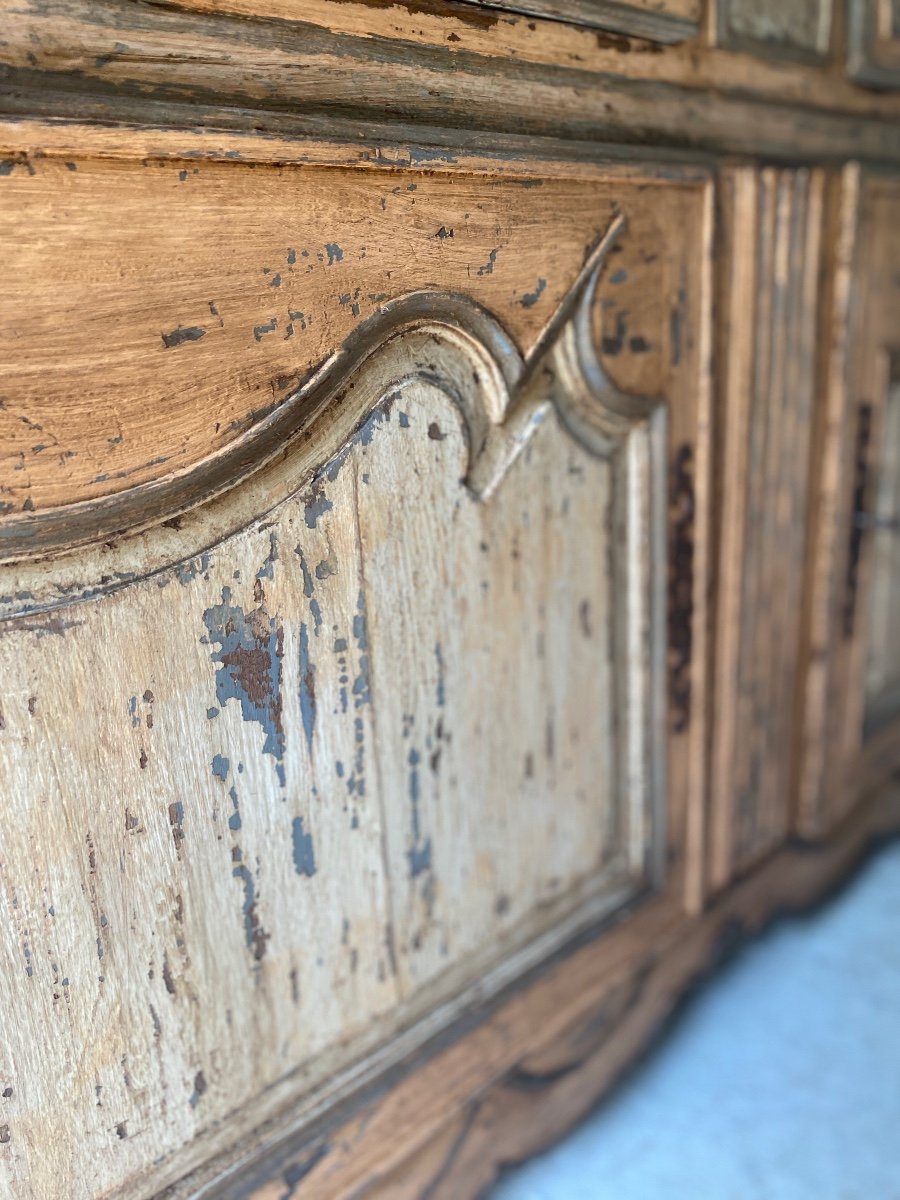 Dressoir Louis XV Patina 2 Doors 2 Drawers 18th Century-photo-2