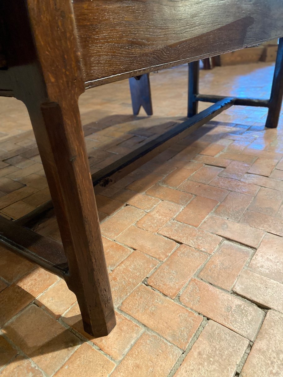 3 Drawer Farm Table Dating From The 18th Century -photo-4