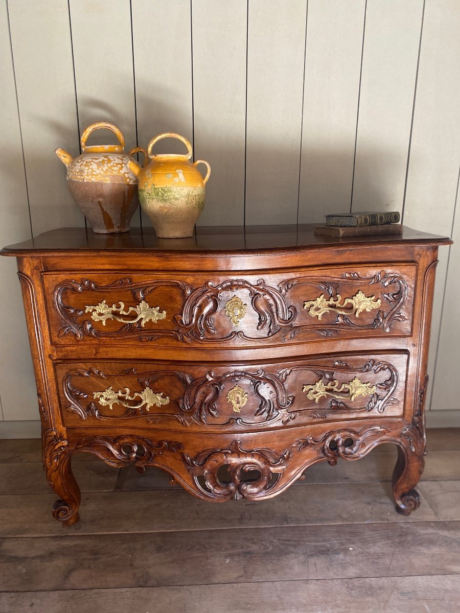 Louis XV Chest Of Drawers From Nîmes (provençal) Dating From The 18th Century 