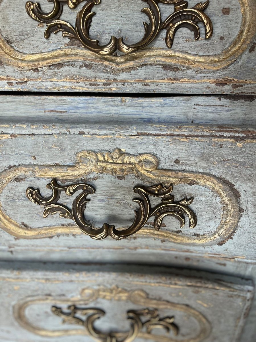 Tombeau Chest Of Drawers Beautiful Patina Dating From The End Of The 19th Century -photo-5